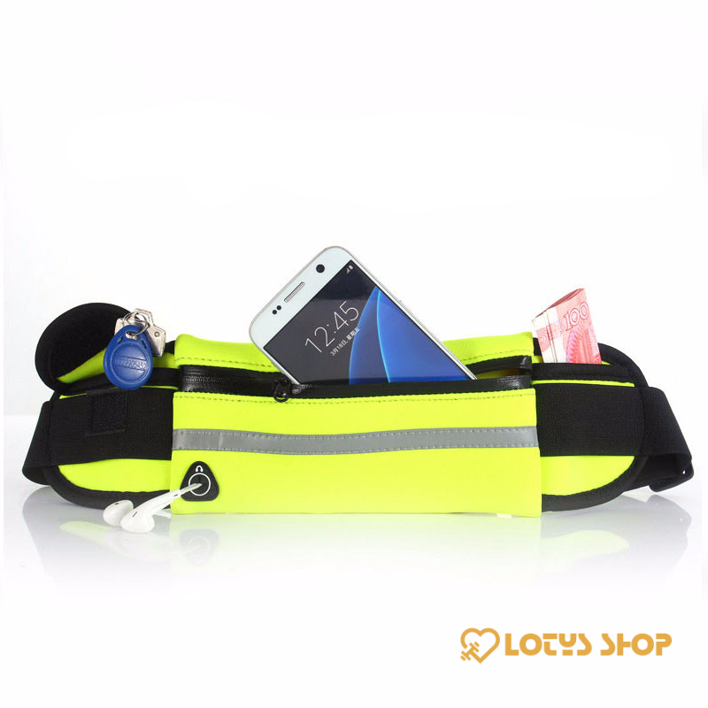 Waterproof Running Sport Waist Bag Accessories Bags and Luggage Men’s Bags and Luggage Women’s Bags and Luggage color: Black|Fluorescent Green|Orange|Purple|Sky Blue