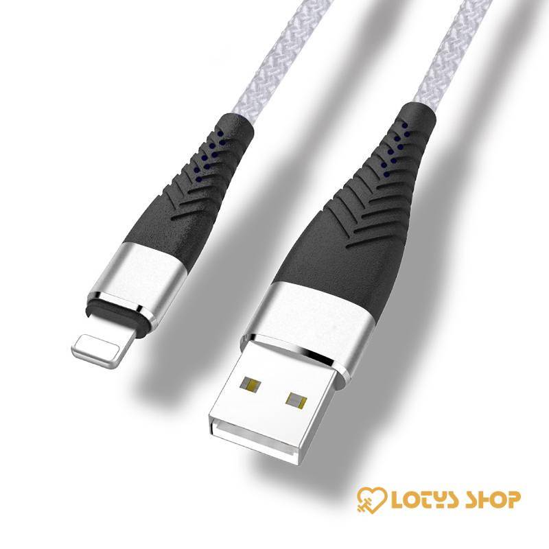 USB Charger Cable for iPhone Accessories Cables Mobile Phones color: Black|Blue|Red|White