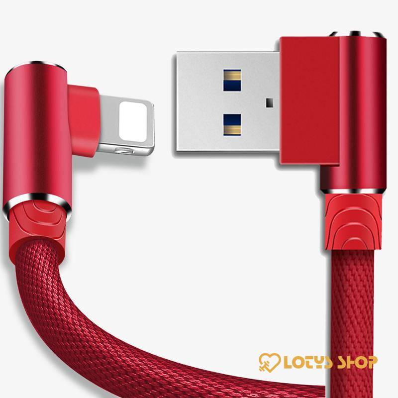 90 Degree USB Cable Charger