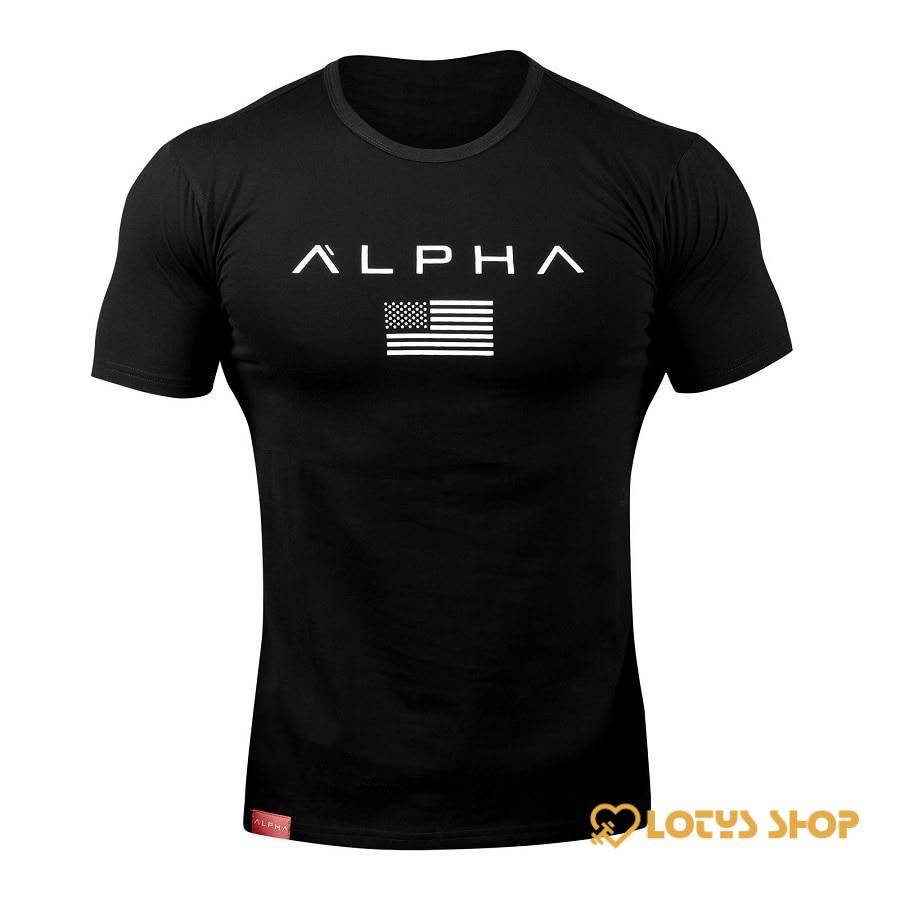 Men’s Alpha Print Sports T-Shirt Men's sport items Men's t-shirts Sport items color: