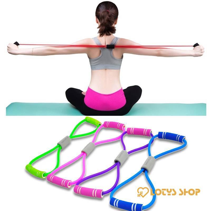 Elastic Resistance Bands for Yoga Sport Gadgets color: Blue|Green|Pink|Purple