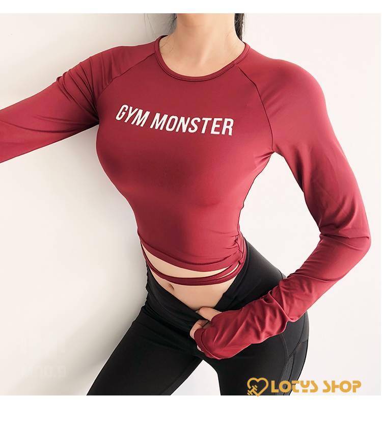 Women's Colorful Long Sleeve Fitness T-Shirt