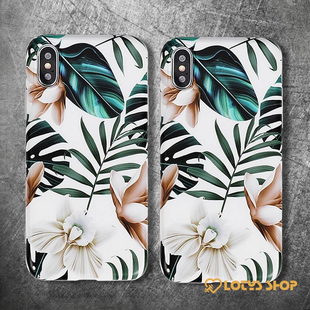 Exotic Style Silicone Phone Case for iPhone