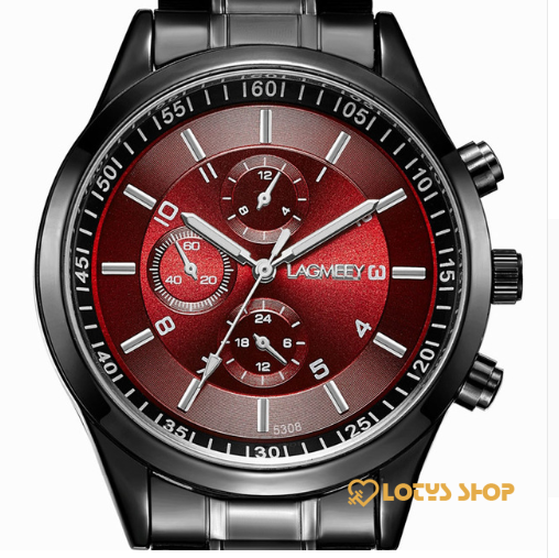 Men’s Waterproof Sports Watch Accessories Men’s watches Watches color: Leather Black|Leather Blue|Leather Red|Silver Black|Silver Blue|Silver Red|Silver White|Steel Black|Steel Blue|Steel Red|Steel White