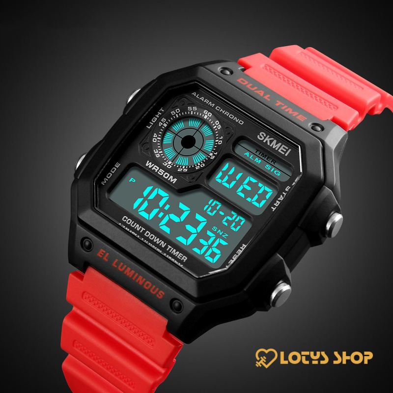 Sports Watches for Men with Digital Movement and LED Display Accessories Men’s watches Watches color: Black|Blue|Green|Red