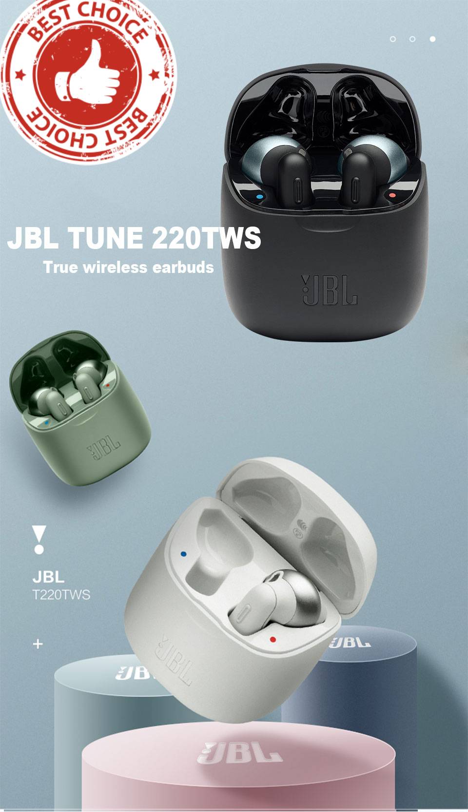 JBL TUNE 220TWS Wireless Earphones