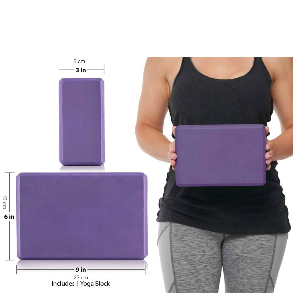 EVA Yoga Block for Home Workout Workout accessories color: Green|Pink|Violet