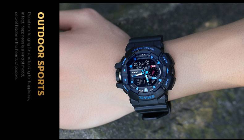 Men's Colorful Design Shockproof Sports Watches