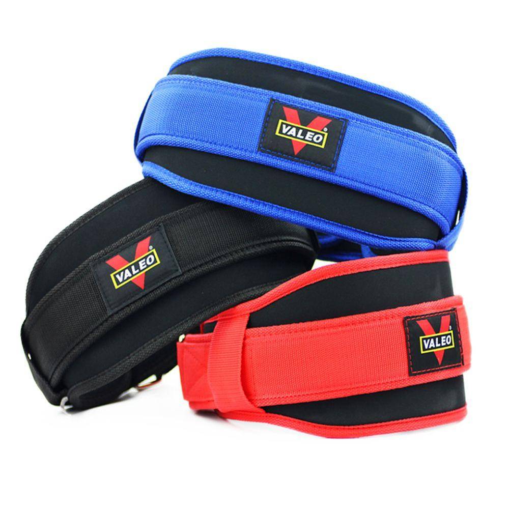 Nylon Gym Belt for Crossfit Workout accessories color: Black|Blue|Red|Yellow