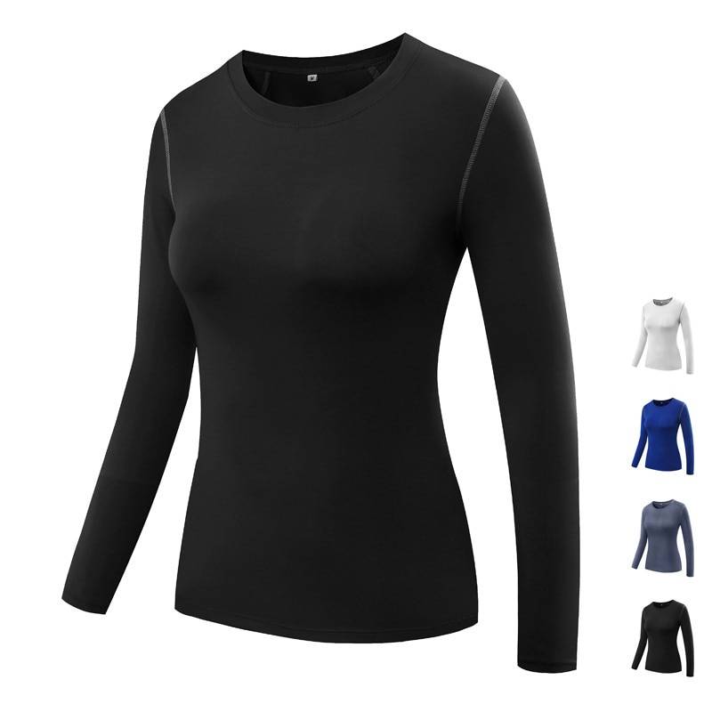 Women’s Gym Compression T-Shirt Sport items Women's sport items Women's T-Shirts color: Black|Blue|Gray|Green|Red|White